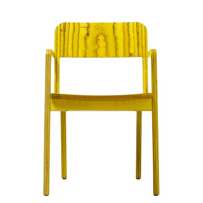 Prater Stuhl, Birke gelb