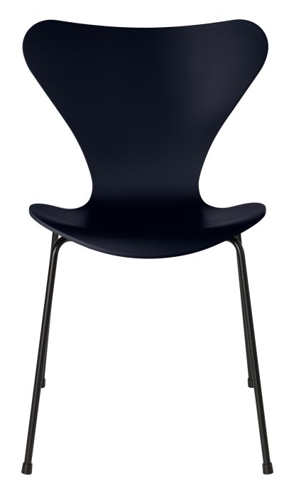 Serie 7 Stuhl 3107, Lack, Midnight blue, Black