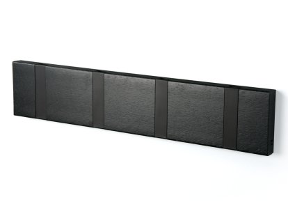 Knax, 4 Haken, schwarz, Eiche schwarz gebeizt