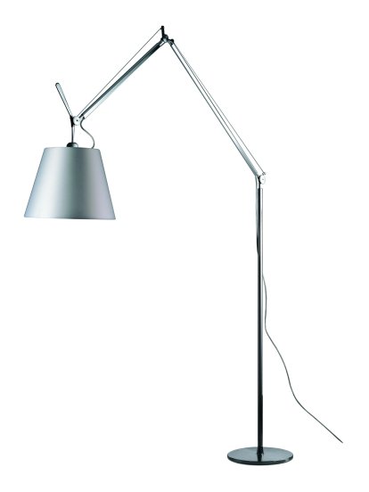 Tolomeo Mega Terra Stehleuchte LED, Satin grau, 32 cm