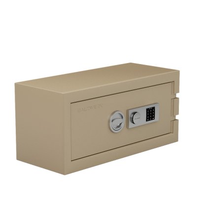 Balzsafe CONNECT Tresor für USM Haller Regale, 75 cm x 35 cm x 35 cm, Beige RAL 1019, Elektronisches Zahlenkombinationsschloss mit Revisionsschlüssel