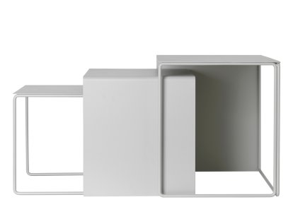 Cluster Beistelltische, Light grey