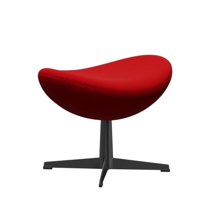 Egg Fußhocker, Divina, Divina 623 - Red, Black