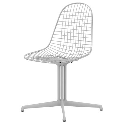 Wire Chair DKL, Beschichtet weiß, Ohne Polsterung, Ohne Bezug