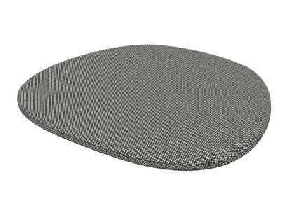Soft Seats Sitzauflagen, Typ B (B 41,5 x T 37 cm), Stoff Hopsak, Nero / elfenbein