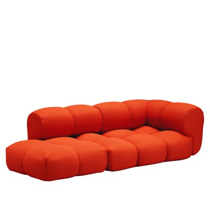 Sander Sofa Design 5, Armlehne rechts, Vidar 4 - Reinorange 0542
