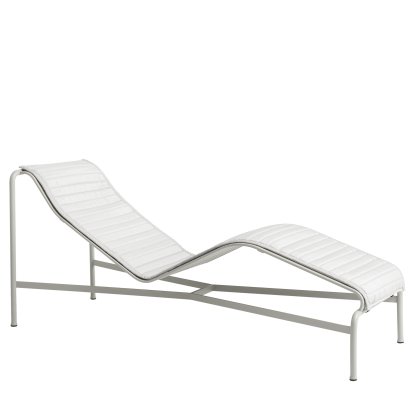 Palissade Liegestuhl, Sky grey, Mit Auflage, Ohne Nackenkissen