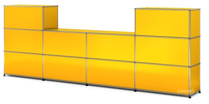 USM Haller Theke Typ 3, Goldgelb RAL 1004, 35 cm