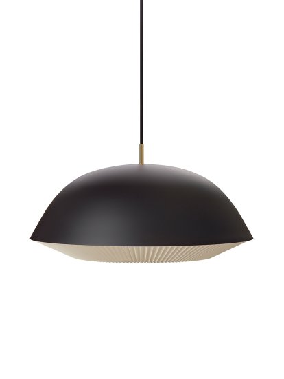 Caché Pendelleuchte, XL: H 25 x Ø 55 cm, Black