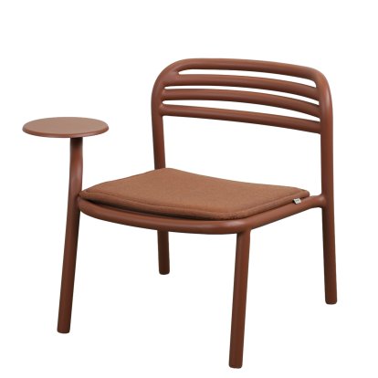 Bliss Loungesessel mit Beistelltisch, Desert red, Desert red