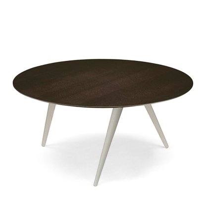 Turn, Low (H 33 x Ø 68 cm), Eiche geräuchert, Esche weiß