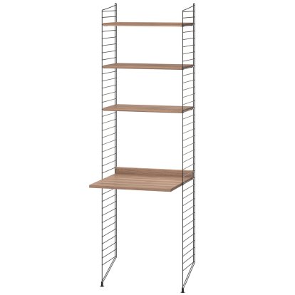 Bodenregal mit Schreibtisch