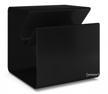 V44 Beistelltisch, Tiefschwarz (RAL 9005), Gleiter