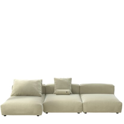 Vetsak Sofa Set 4, Suave - Pearl, Mit Kissen