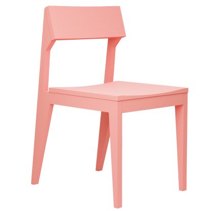 Schulz Stuhl, Esche soft pink, Ungepolstert