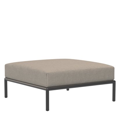 Level 2 Ottoman, Dark grey, Ash