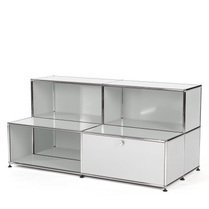 USM Haller Kinder Sideboard M mit Stufen, Lichtgrau RAL 7035