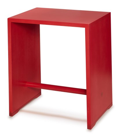 Ulmer Hocker in Colour, Feuerrot