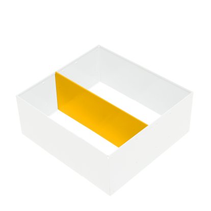 Zwischenwand für USM Einlegerahmen (Ausziehtür), 50 cm, Goldgelb RAL 1004