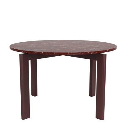 After Tisch, Esche burgundy / Marmor