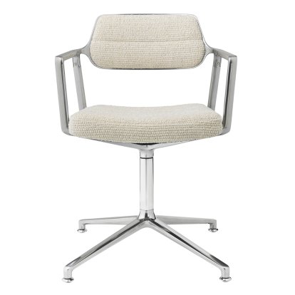 Swivel 453 Drehstuhl, Viskose-Woll-Mix, wavy, Poliert