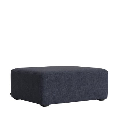 Mags Ottoman, B 79 x T 96 cm, Overlap 03 - dunkelgrau