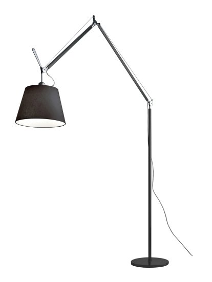 Tolomeo Mega Terra Stehleuchte LED, Stoff schwarz, 36 cm