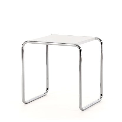 Satztisch B 9, B 9a (H 45 x B 45 cm), Decklackiert, Reinweiß (RAL 9010)