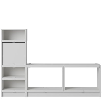 Stacked Garderobe 1, Grau