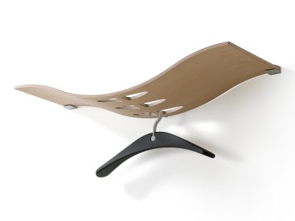 Hanx Hutablage, Kirsche klarlackiert