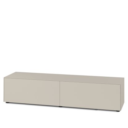 Nex Pur Box 2.0 mit Medienklappe, 48 cm, H 37,5 cm x 180 cm (zwei Klappen), Silk