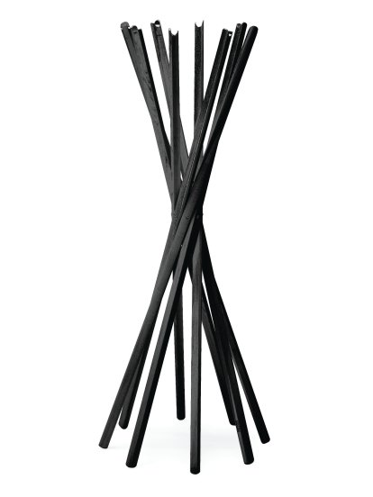 Garderobe Sciangai, Esche schwarz gebeizt