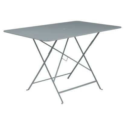 Bistro Klapptisch eckig, H 74 x B 117 x T 77 cm, Gewittergrau