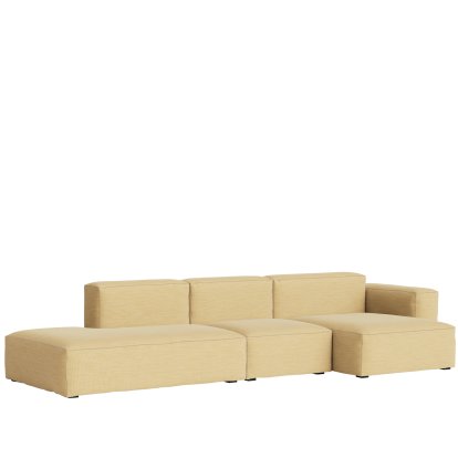 Mags Soft Sofa Kombination 4, Armlehne rechts, Yuma 833 - gelb