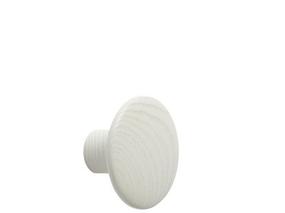 The Dots Wandhaken, S (Ø 9 cm), Off-white