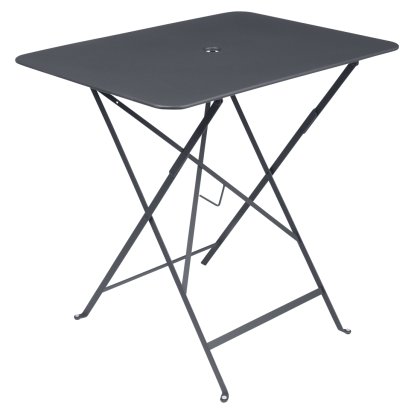 Bistro Klapptisch eckig, H 74 x B 77 x T 57 cm, Anthrazit
