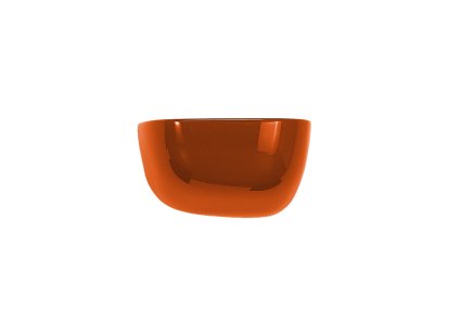 Corniches Wandregal, Klein (H 11,6 x B 21 x T 14,4 cm), Orange