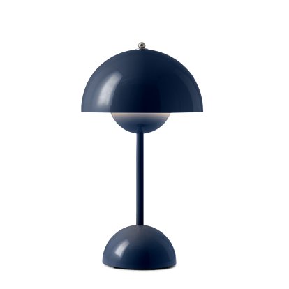 Flowerpot VP9 Akkuleuchte, Steel blue