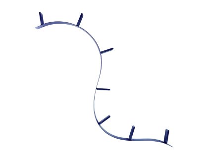 Bookworm Bücherregal, 7, Opal, kobaltblau