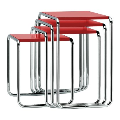 B 9 Satztischset, Decklackiert, Tomatenrot (RAL 3013)