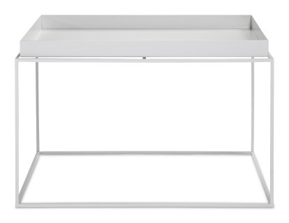 Tray Beistelltisch, H 35/39 x B 60 x T 60 cm, White