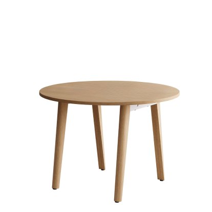 New Modern Esstisch rund, Holz