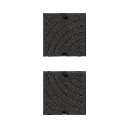 USM Soft Panel Mono für USM Haller Regale, 35 cm x 35 cm, Dunkelgrau, Rund