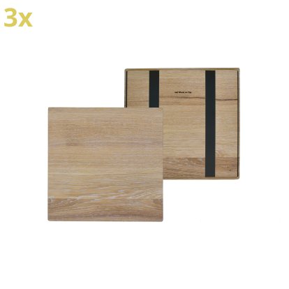 Holzauflage für USM Haller Regale, Größe XL, 35 cm x 35 cm, Eiche, weißgeölt