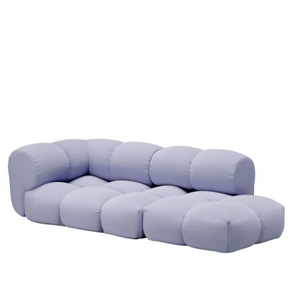 Sander Sofa Design 5, Armlehne links, Vidar 4 - Fliederblau 0723
