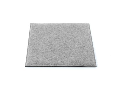 Filzauflage für USM Haller Regal, 50 x 50 cm, Mit Polster, hellgrau meliert (warm)