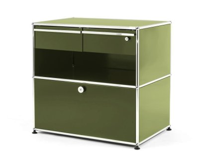 USM Haller Techniksideboard M, Olivgrün RAL 6003