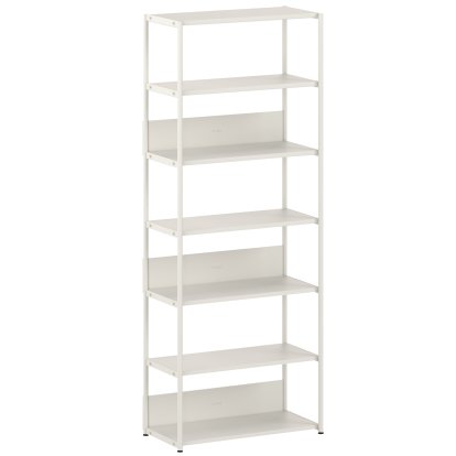 Unit Regal Stahl, 215 m , Offen, Creme weiß