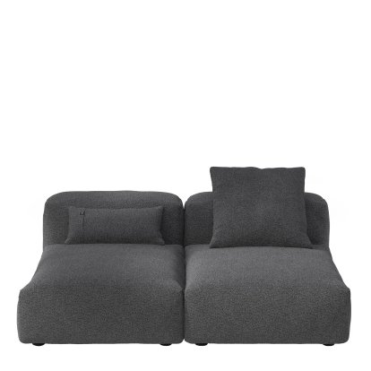 Vetsak Sofa Set 1, M, Loop loop - Anthracite, Mit Kissen
