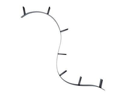 Bookworm Bücherregal, 7, Opal, schwarz